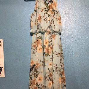 Floral long flowey dress